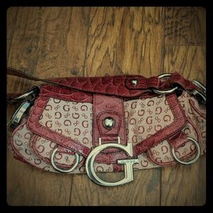 Dark Red shoulder purse